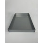 Bandeja de horno de chapa de aluminio 60 x 40 x 6 cm