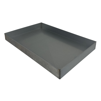 Bandeja de horno de chapa de aluminio 60 x 40 x 6 cm