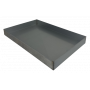 Bandeja de horno de chapa de aluminio 60 x 40 x 6 cm
