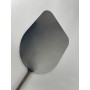 Square shovel for bread, for wood-fired oven