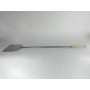 Square perforated shovel, for wood-burning oven