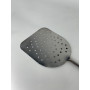 Square perforated shovel, for wood-burning oven