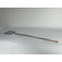 Square perforated shovel, for wood-burning oven