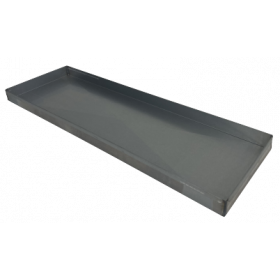 Bandeja de horno de chapa de aluminio 75 x 50 x 6 cm con reborde