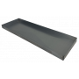Bandeja de horno de chapa de aluminio 75 x 50 x 6 cm con reborde