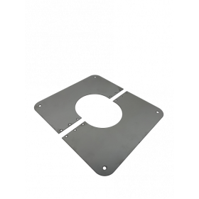 Pair of Half-Moon Hole Cover Plates