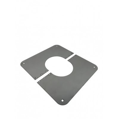 Paar Halbmond-Loch-Abdeckplatten