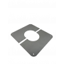 Paar Halbmond-Loch-Abdeckplatten