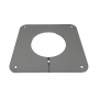 Hole cover plate 25x25 Ø13 cm