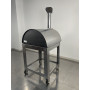 Alfonso Wood-Fired Oven 4 Pizzas with trolley, door and pyrometer