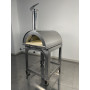 Alfonso Wood-Fired Oven 4 Pizzas with trolley, door and pyrometer