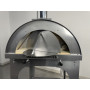 Alfonso Holzbackofen 4 Pizzen mit Wagen, Tür und Pyrometer