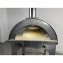 Alfonso Holzbackofen 4 Pizzen mit Wagen, Tür und Pyrometer