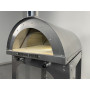 Alfonso Holzbackofen 4 Pizzen mit Wagen, Tür und Pyrometer