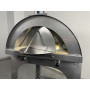 Alfonso Holzbackofen 4 Pizzen mit Wagen, Tür und Pyrometer