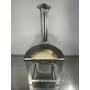 Alfonso Holzbackofen 6 Pizzen mit Wagen, Tür und Pyrometer