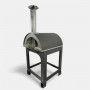 Alfonso Wood-Fired Oven 4 Pizzas with trolley, door and pyrometer