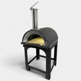 Forno a Gas Legna Alfonso 4 Pizze Ibrido con carrello e portina Forno a Gas Legna Alfonso 4 Pizze Ibrido con carrello e portina