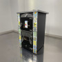 Mini-four-poêle à bois Esmeralda avec faïences de Caltagirone, 15 kW