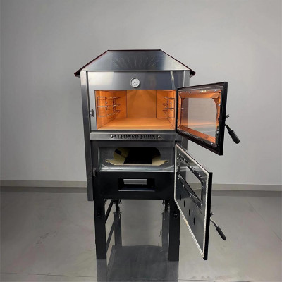 Static Wood-Fired Oven Emax V2 | Pizza, Bread, Grilled | Alfonso Forni