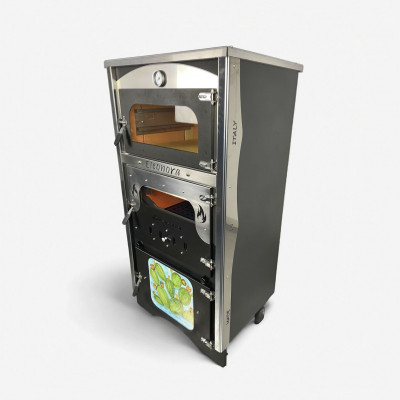 Eleonora Wood-burning Stove with Multipurpose Box