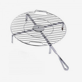 Parrilla giratoria para barbacoa de Ø 37 cm para asar