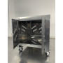 Carro cerrado de acero inoxidable, modelo Alfonso, para 6 pizzas