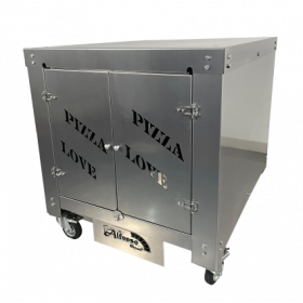 Stainless Steel Trolley Mod. Alfonso 6 Pizzas