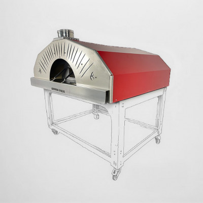 Alfonso Wood-Fired Oven 12 Pizzas Professional excluding trolley