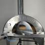 Puerta con bisagra y cristal para hornos híbridos Alfonso de 2, 4 y 6 pizzas