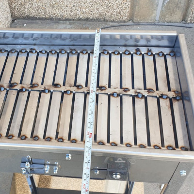 FRITTIERKORB AUS EDELSTAHL, Runder Frittierkorb Aus Drahtgeflecht Mit Griff EUR 14,44 - DE