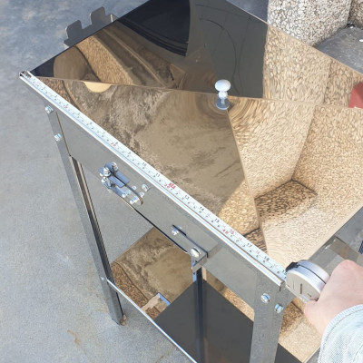 Vassoio Griglia Per Barbecue In Acciaio Inox - 22x22x8 Cm - Per Verdure, Carne E Pesce - Foto 9