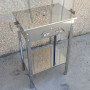 Stainless Steel Barbecue Pan with Charcoal Grill and Tray