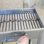 Stainless Steel Barbecue Pan with Charcoal Grill and Tray