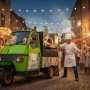 Ape Pizza Verde Fluo Alfonso Forni
