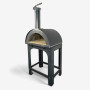 Alfonso wood-fired oven 2 pizzas with trolley, door and pyrometer