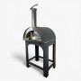 Alfonso wood-fired oven 2 pizzas with trolley, door and pyrometer