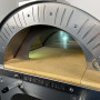 Holzofen „Alfonso 2“ für 2 Pizzen mit Rollwagen, Tür und Pyrometer