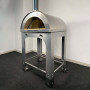 Horno de leña Alfonso para 2 pizzas con carrito, puerta y pirómetro