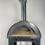 Holzofen „Alfonso 2“ für 2 Pizzen mit Rollwagen, Tür und Pyrometer