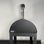 Alfonso Holzbackofen 2 Pizzen mit Wagen, Tür und Pyrometer
