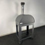 Alfonso wood-fired oven 2 pizzas with trolley, door and pyrometer