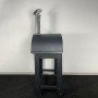 Alfonso wood-fired oven 2 pizzas with trolley, door and pyrometer