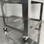 Horno de leña Alfonso para 2 pizzas con carrito, puerta y pirómetro