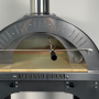 Horno de leña Alfonso para 2 pizzas con carrito, puerta y pirómetro
