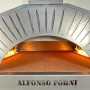 Gas- und Holzofen Alfonso 12 Pizze Ibrido Professional