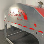 Forno a Gas Legna Alfonso 12 Pizze Ibrido Professional escluso di carrello