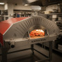 Four à gaz et à bois Alfonso 12 pizzas hybride professionnel (chariot non compris)