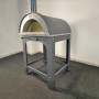 Alfonso 4-Pizza Wood-Fired Oven with trolley, door and pyrometer