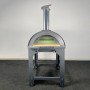 Alfonso 4-Pizza Wood-Fired Oven with trolley, door and pyrometer